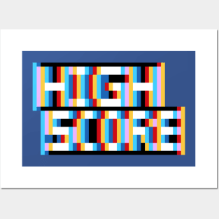 High Score Gamer Posters and Art